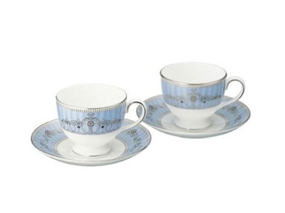 WEDGWOOD アレクサンドラ ティーカップ&ソーサーペア